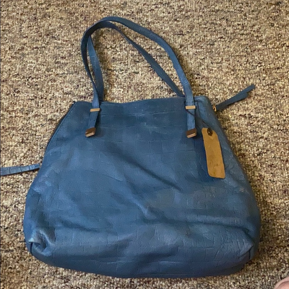 Joie Blue Leather Purse